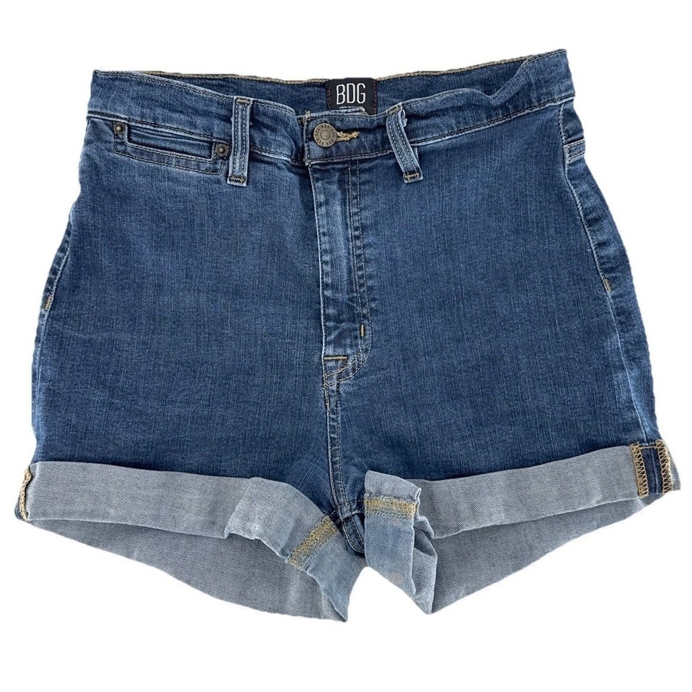 BDG Urban Outfitters Women's Jean Shorts Size 28 Pin Up High Rise Denim Short